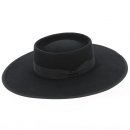 Wide brim Alsatian hat - Gambler shape