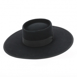 Wide brim Alsatian hat - Gambler shape
