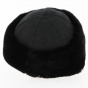 Nilaida Black Rabbit Fur Toque - Anna Rizzo