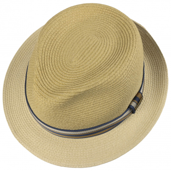 Chapeau Trilby Scriba Toyo Beige UPF 40+ - Stetson Chapeau Trilby Scriba Toyo Beige UPF 40+ - Stetson