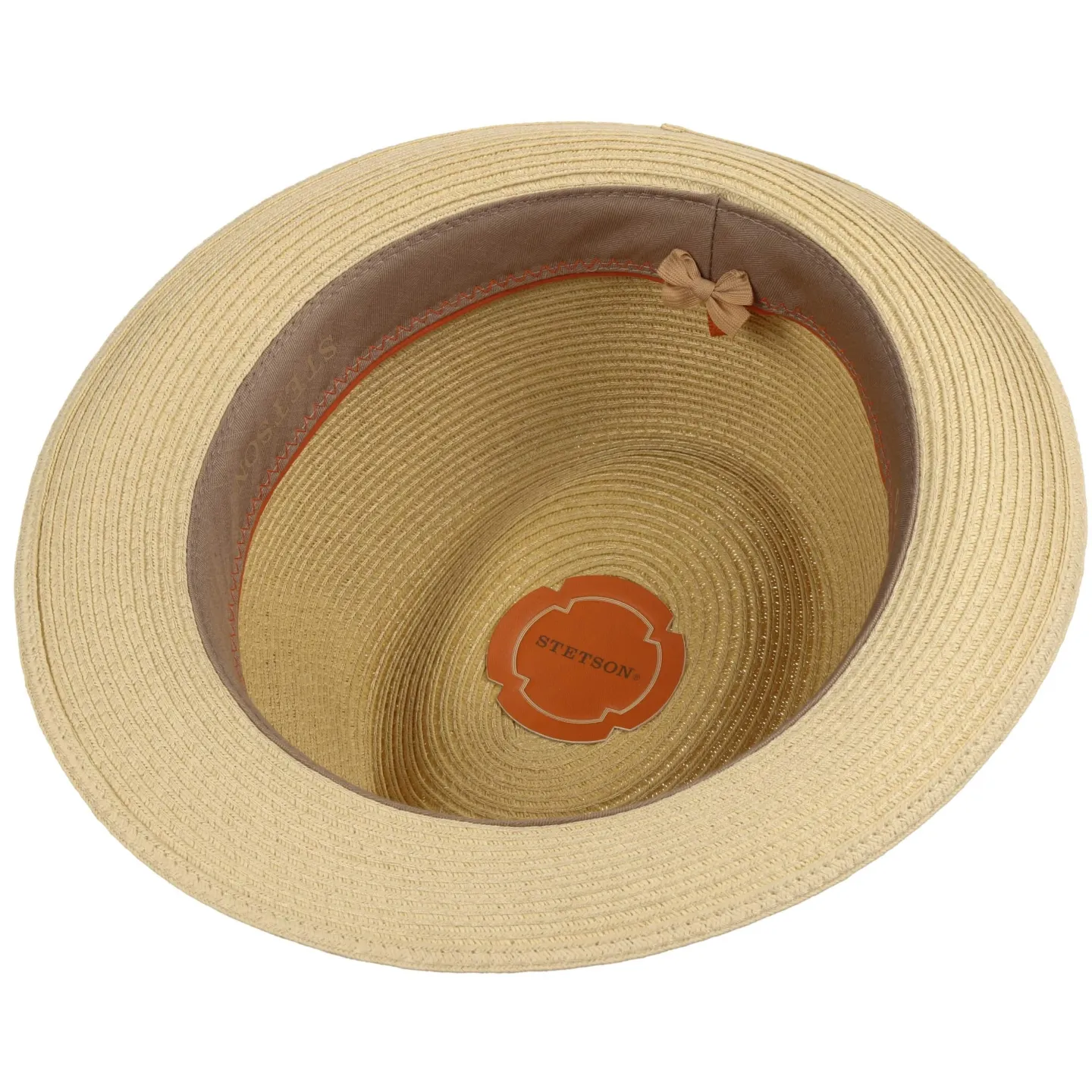 Stetson - Beige Scriba Toyo Trilby Hat Reference: 3719 | Traclet Hat Shop