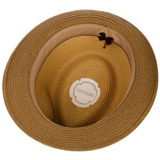 Chapeau Trilby Scriba Toyo Marron Clair UPF 40+ - Stetson Chapeau Trilby Scriba Toyo Marron Clair UPF 40+ - Stetson
