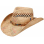 Chapeau Cowboy Western Raphia Paille Naturelle - Stetson