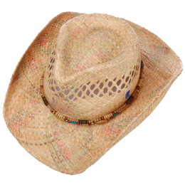 Chapeau Cowboy Western Raphia Paille Naturelle - Stetson