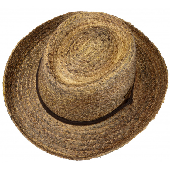 Natural Straw Gambler Hat Jonas UPF 50+ - Stetson