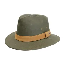 Traveller Hat Linen Olive Green - Stetson