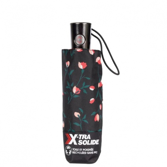 Parapluie X-TRA Solide X-TRA Sec Fleur Lya - Isotoner