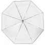 Black Pvc Transparent Umbrella - Isotoner