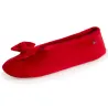 Women's ballerina slippers Red bow - Isotoner