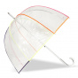 Neon Transparent Bell Umbrella - Isotoner