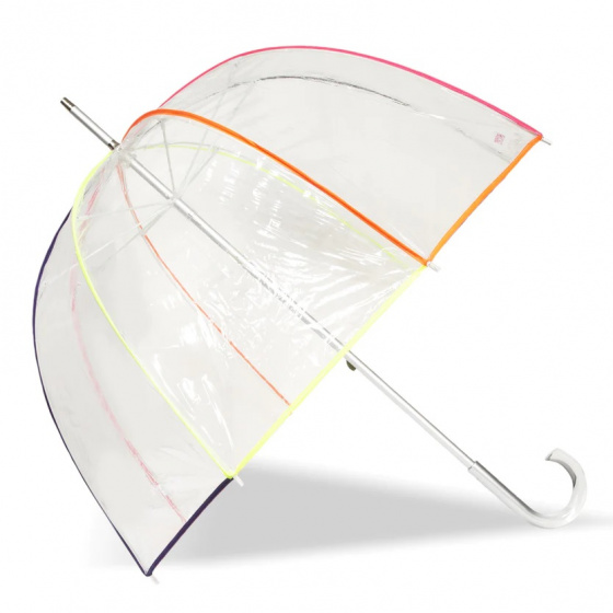 Neon Transparent Bell Umbrella - Isotoner