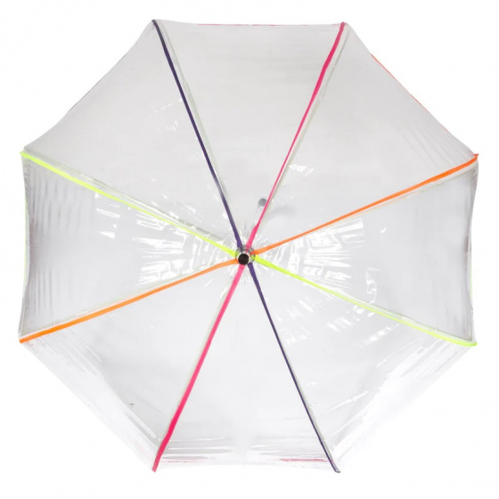 Neon Transparent Bell Umbrella - Isotoner