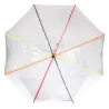 Parapluie Cloche Transparent Néon - Isotoner
