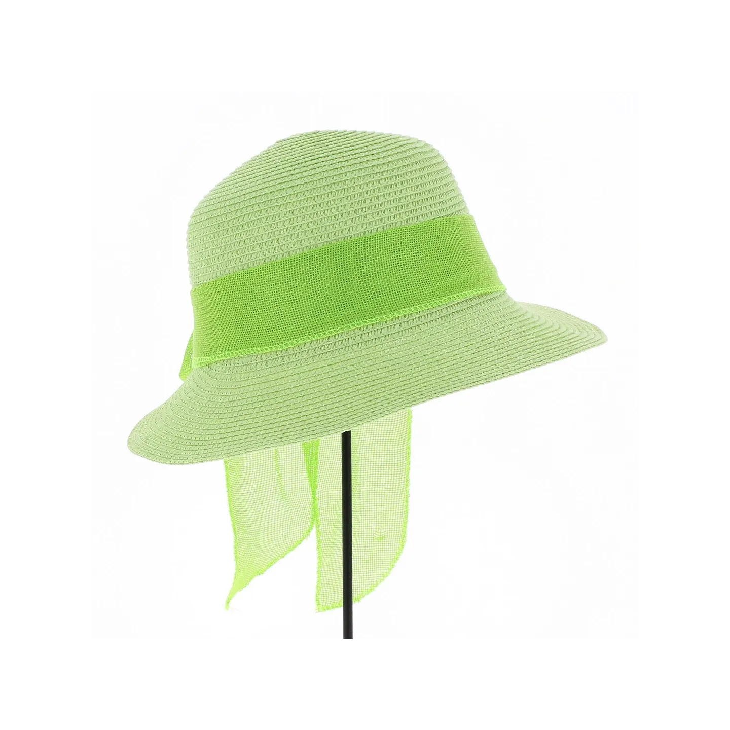 Casquette Estagnol Grande Visière Vert Pomme - Traclet