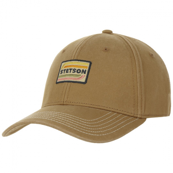 Kona Baseball Cap Cotton Camel - Stetson
