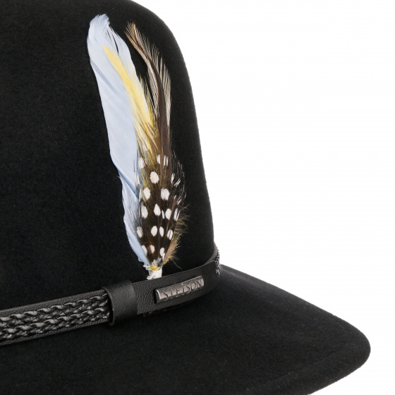 Chapeau Baltimore Traveller Vitafelt  Noir - Stetson Chapeau Baltimore Traveller Vitafelt  Noir - Stetson