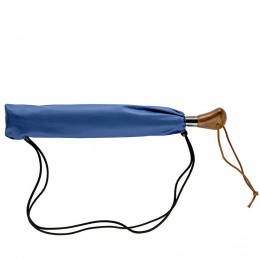 Blue automatic folding golf umbrella - Piganiol