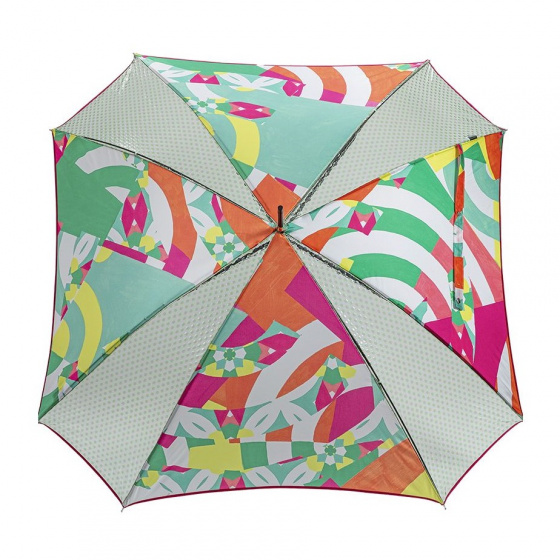 Parapluie femme canne Rectangle Fascination - Piganiol Parapluie femme canne Rectangle Fascination - Piganiol