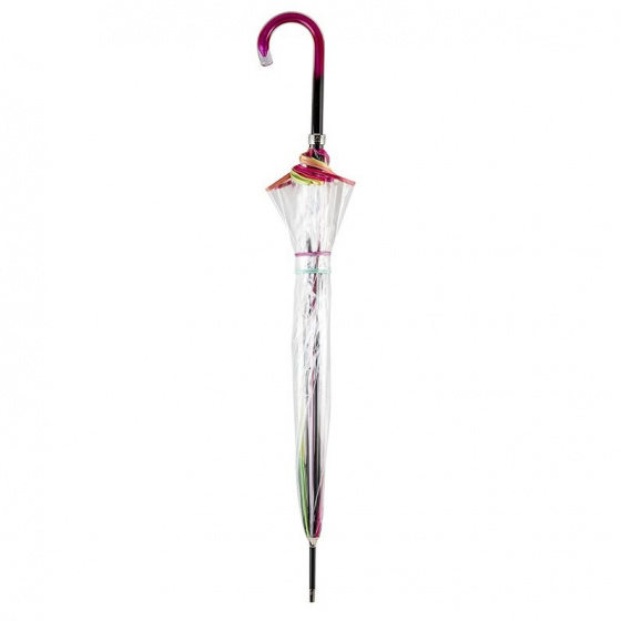 Women's cane umbrella Cloche Néon - Piganiol