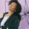 Parapluie femme canne Cloche Néon - Piganiol