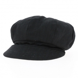 Gavroche Elorine Linen Cap Black - Mtm