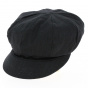 Gavroche Elorine Linen Cap Black - Mtm