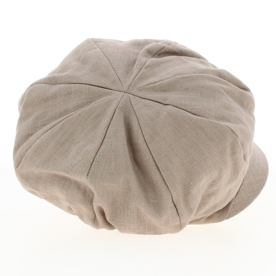 Gavroche Elorine Linen Taupe Cap - Mtm