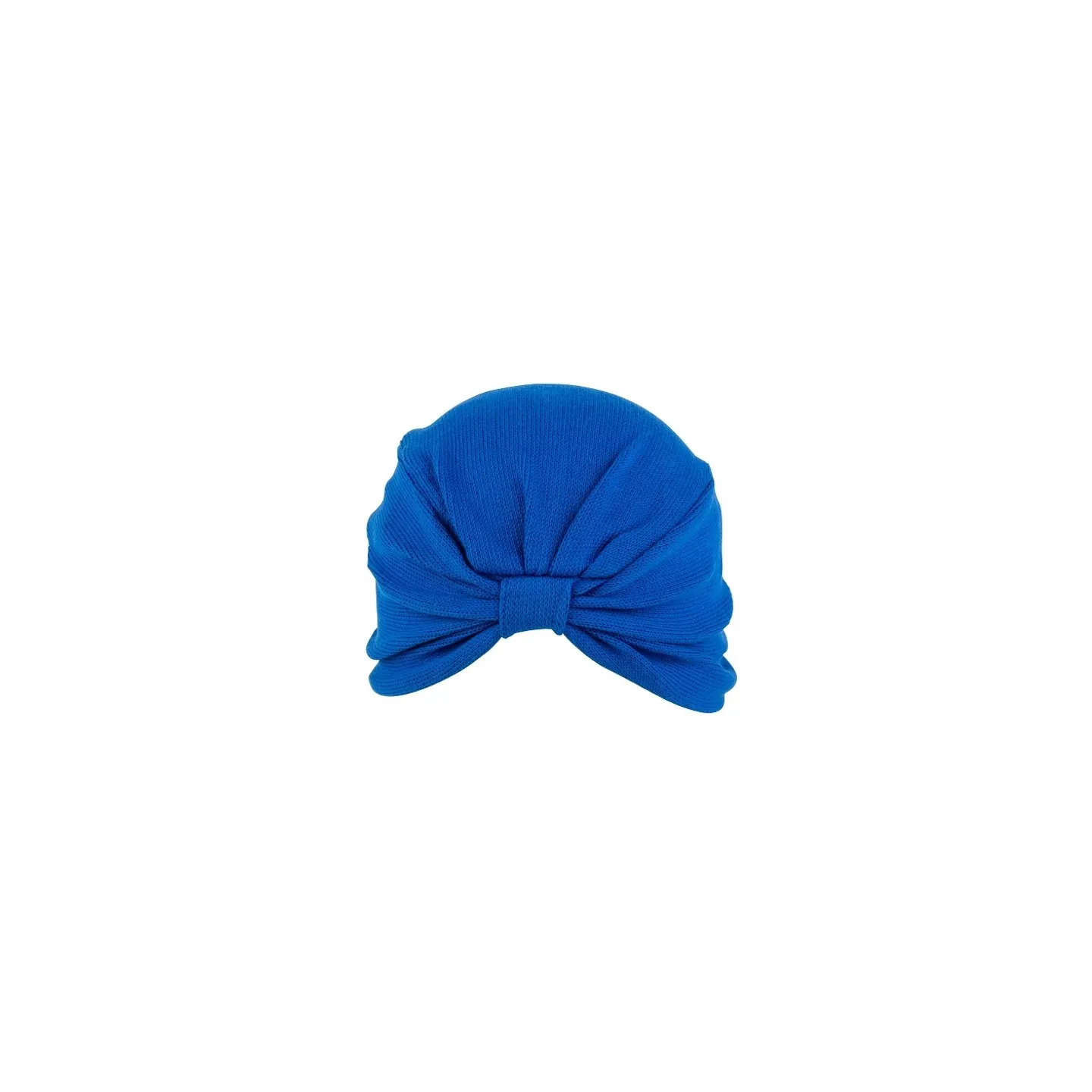 Turban chimiothérapie Salomé Bleu Royal - Taffta