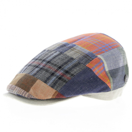 Casquette Patchwork Domiti Lin & Coton- Traclet Casquette Patchwork Domiti Lin & Coton- Traclet