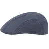 Madison delavée Flat Cap Navy Cotton Stetson