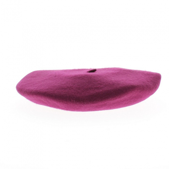 Classic Purple Wool Beret - Traclet Classic Purple Wool Beret - Traclet