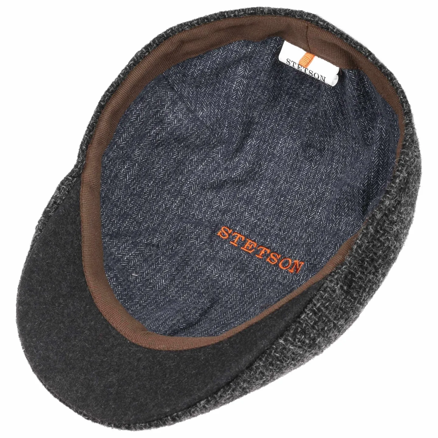 Texas Brushed Wool Cap Grey - Stetson Reference: 17659 | Chapellerie Traclet