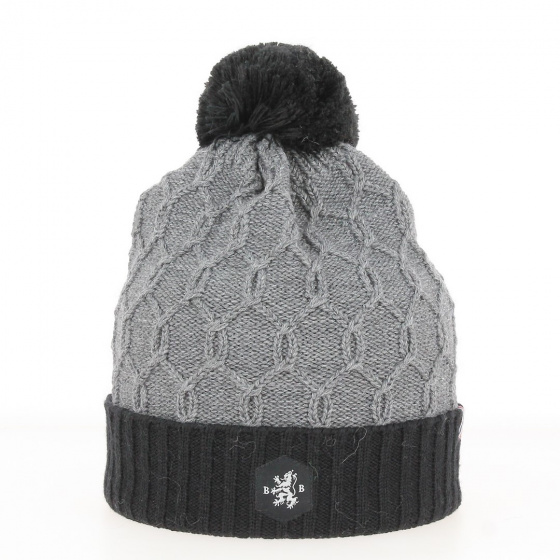 Ouessant Grey - White Bonnet Pompon