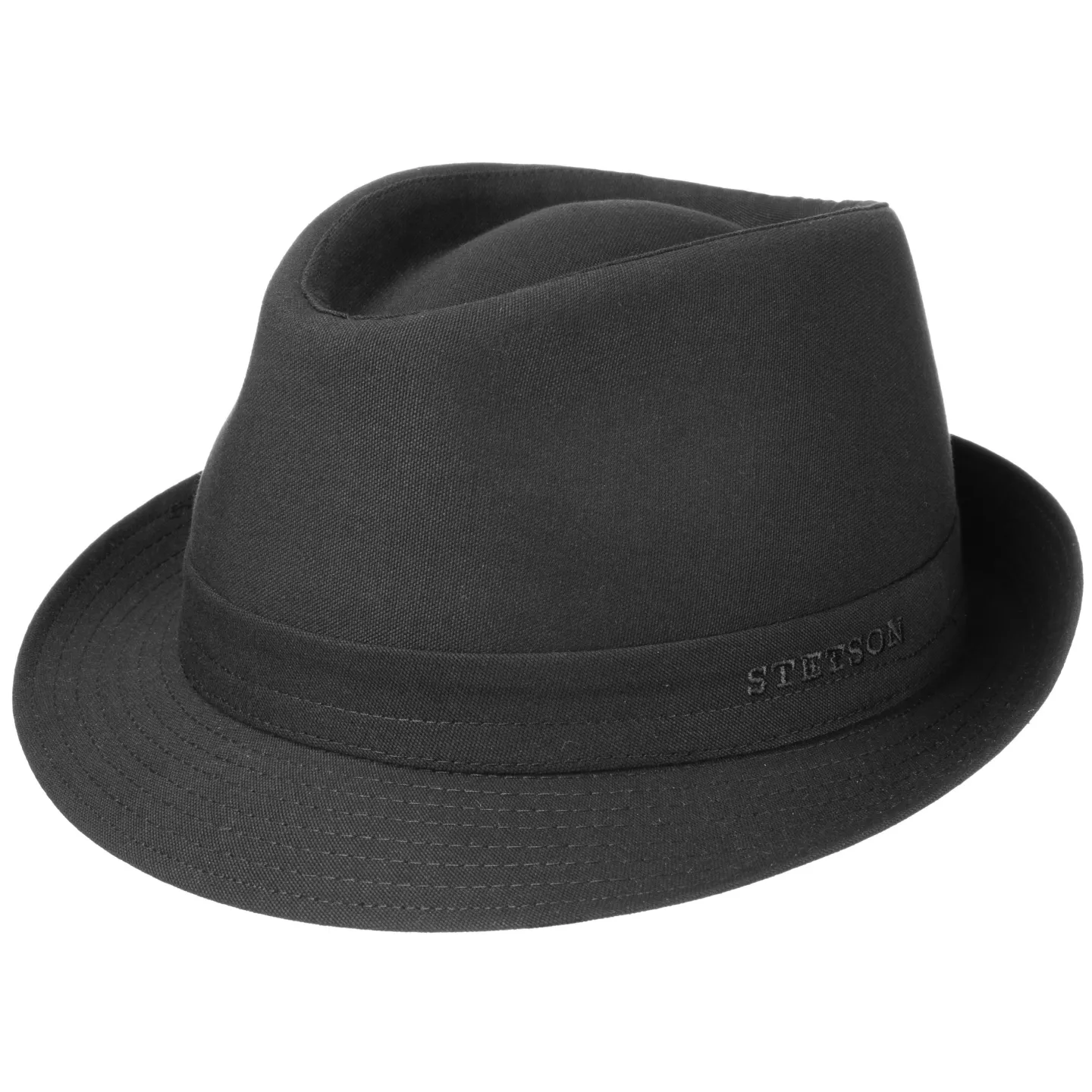Chapeau Coton Teton Noir UPF 40+ - Stetson