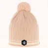 Bonnet Pompon Laine Sancy Rose - White Bonnet