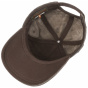 Brown Liberty Leather Baseball Cap Stetson