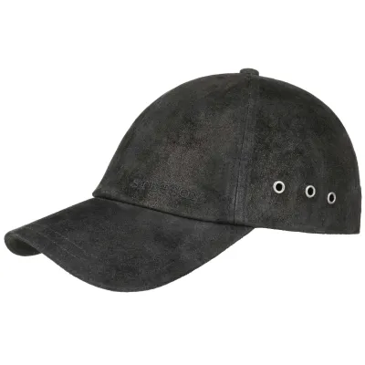 Casquette Baseball Joes Pigskin noire Stetson