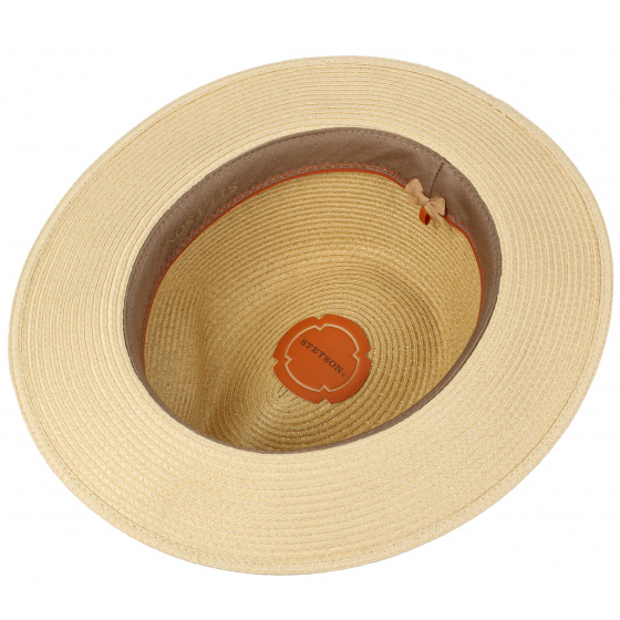 Beige Romaro Toyo Traveller Hat with UV 40+ protection - Stetson Beige Romaro Toyo Traveller Hat with UV 40+ protection - Stetson