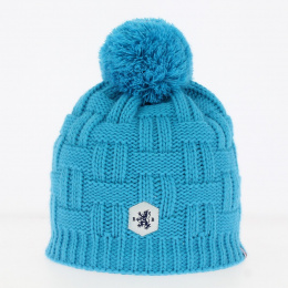 Skipper Acrylic Pompon Beanie - White Beanie