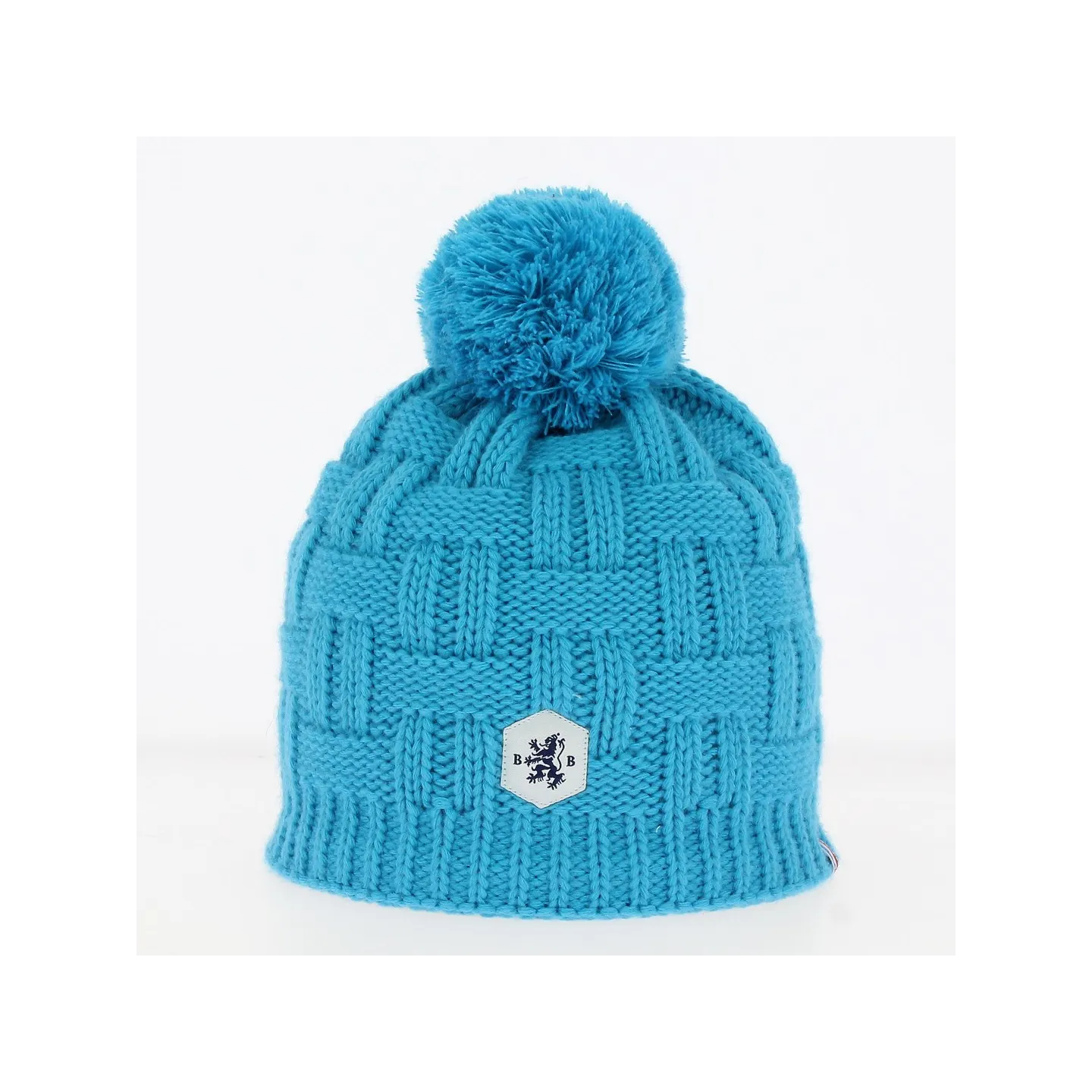 Skipper Acrylic Pompon Beanie - White Beanie