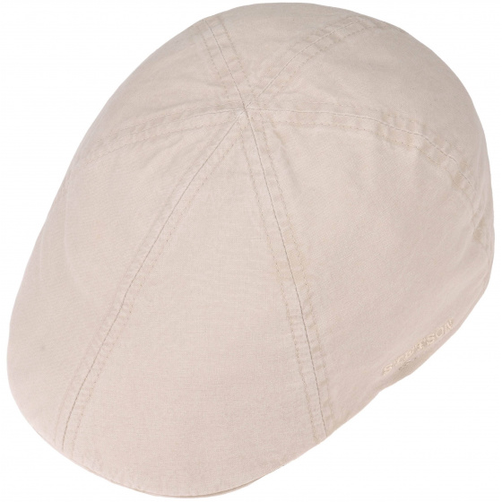 Casquette Plate Coton Bio Beige - Stetson
