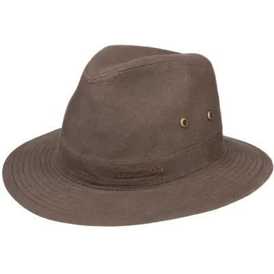 Chapeau Traveller Virginia Coton Biologique Marron - Stetson