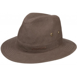 Traveller Hat Virginia Organic Cotton Brown - Stetson