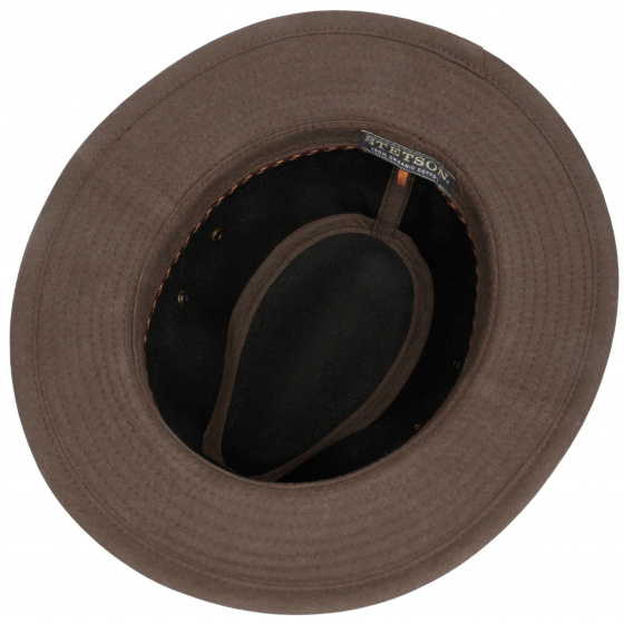 Chapeau Traveller Virginia Coton Biologique Marron - Stetson
