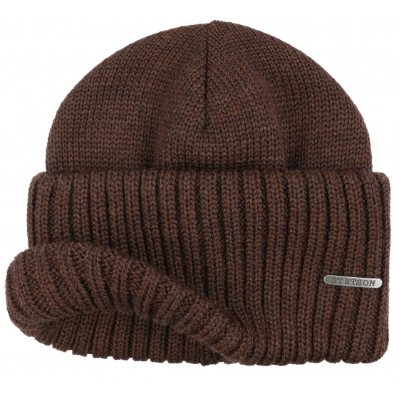 Northport Brown Wool Beanie - Stetson Northport Brown Wool Beanie - Stetson