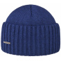 Blue Wool Northport Reversed Short Beanie - Stetson