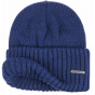 Short Cuffed Northport Wool Beanie in Blue - Stetson