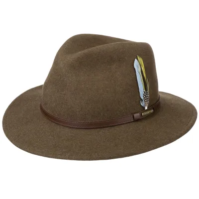 Chapeau Traveller Vitafelt Newberg Marron - Stetson