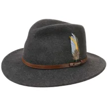 Chapeau Traveller Vitafelt Newberg Noir Chiné - Stetson