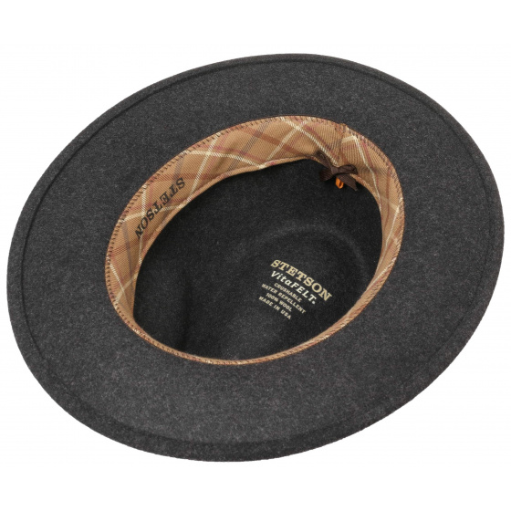 Traveller Vitafelt Newberg Heather Black Hat - Stetson